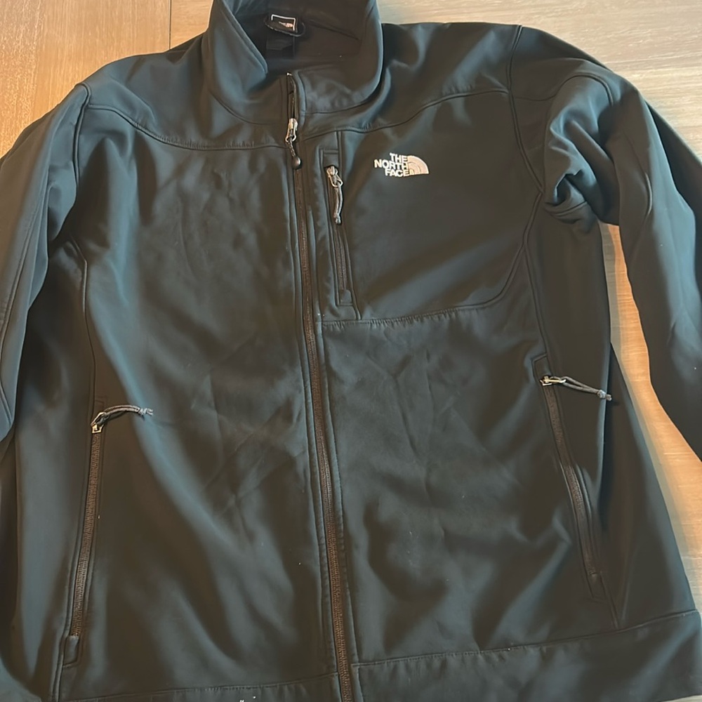 The North Face Apex Jacket Zip Up Coat black Mens XL